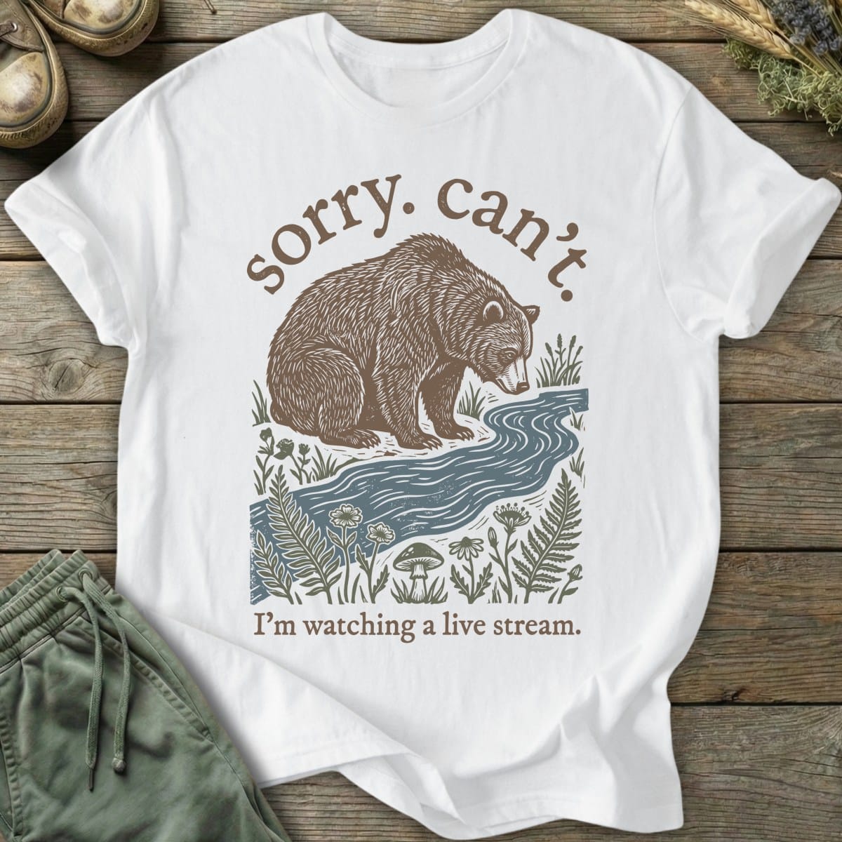 Printify T-Shirt Live Stream T-Shirt