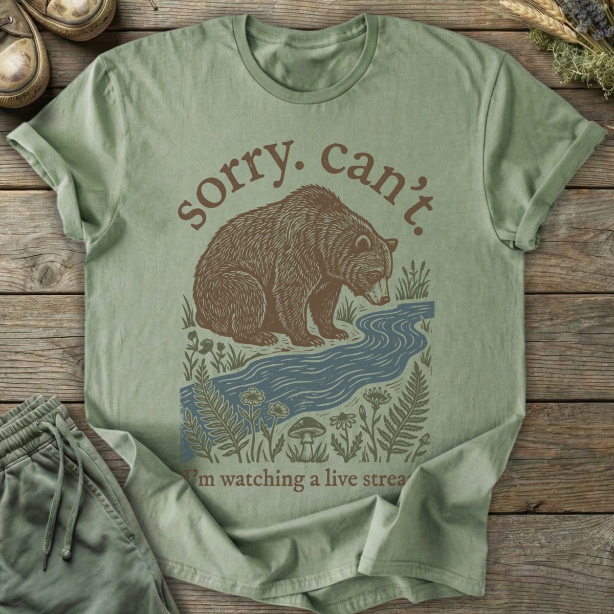 Printify T-Shirt Live Stream T-Shirt