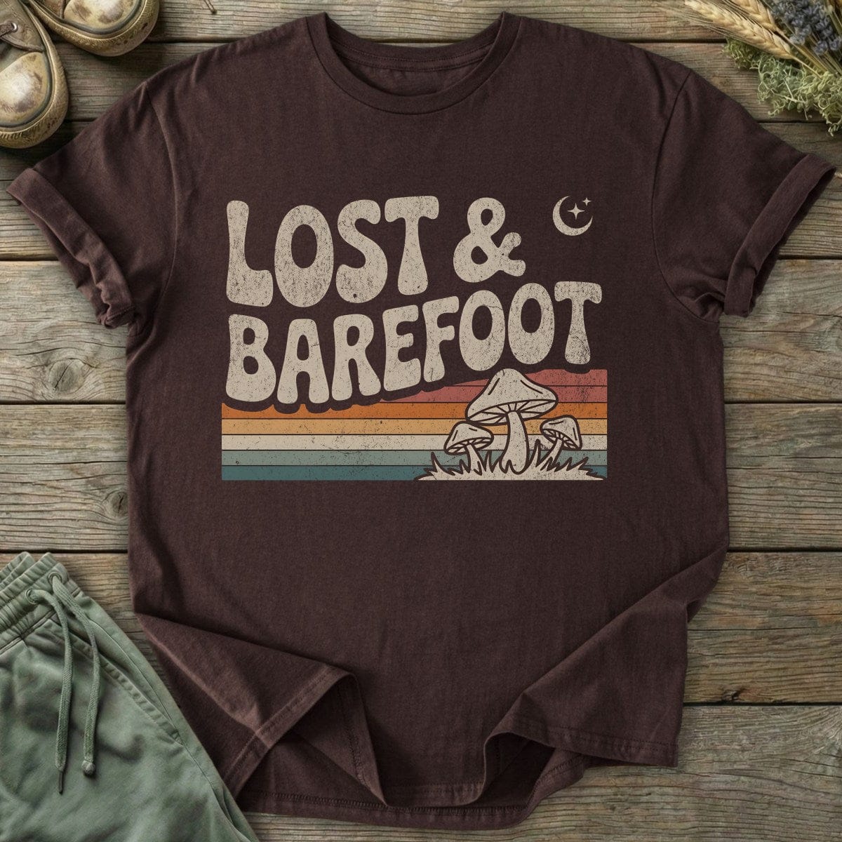 Printify T-Shirt Lost & Barefoot T-Shirt
