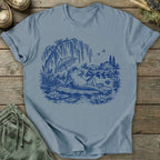 Printify T-Shirt Lounging Pond Frog T-Shirt