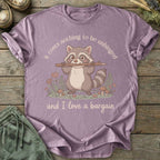 Printify T-Shirt Love A Bargain Raccoon T-Shirt