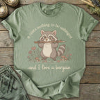 Printify T-Shirt Love A Bargain Raccoon T-Shirt