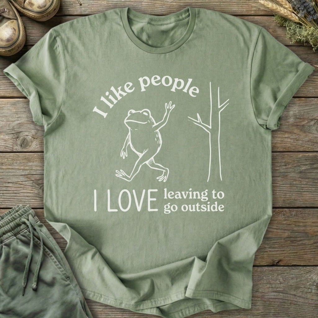 Printify T-Shirt Love Leaving T-Shirt