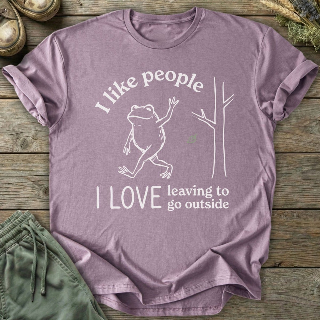 Printify T-Shirt Love Leaving T-Shirt