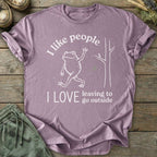 Printify T-Shirt Love Leaving T-Shirt