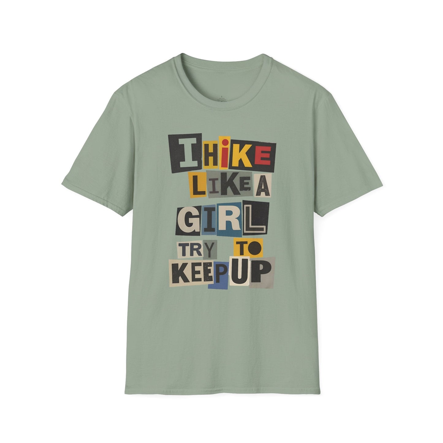 Printify T-Shirt Magazine Hike Like A Girl T-Shirt