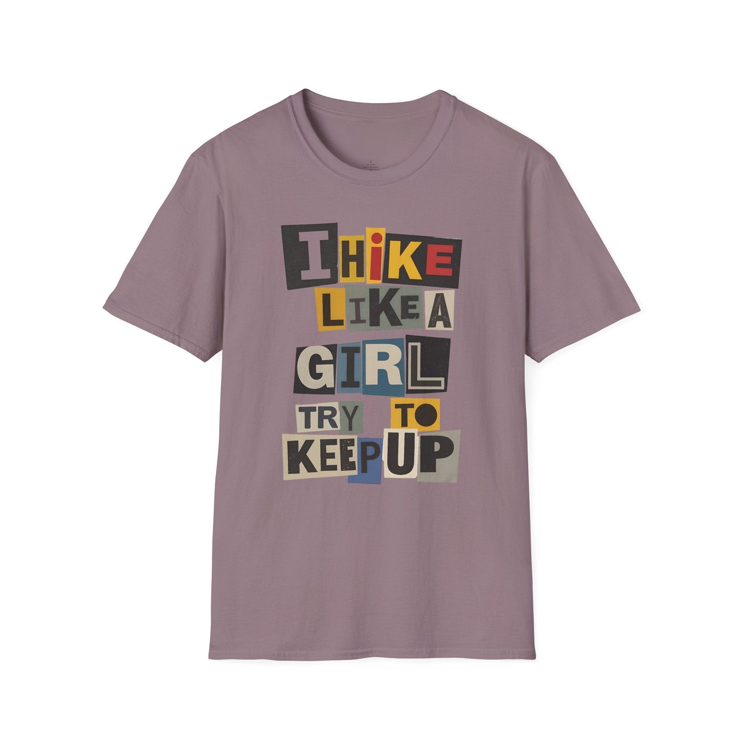 Printify T-Shirt Magazine Hike Like A Girl T-Shirt