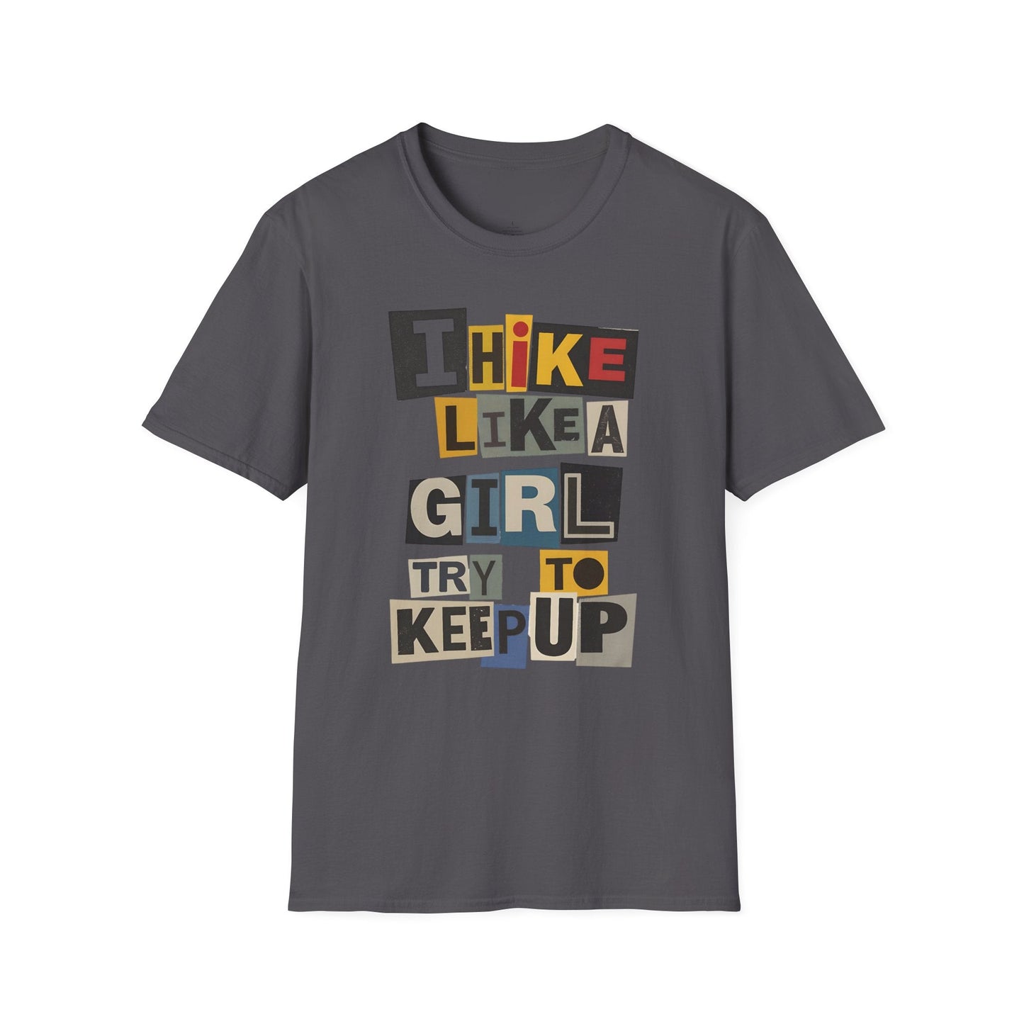 Printify T-Shirt Magazine Hike Like A Girl T-Shirt