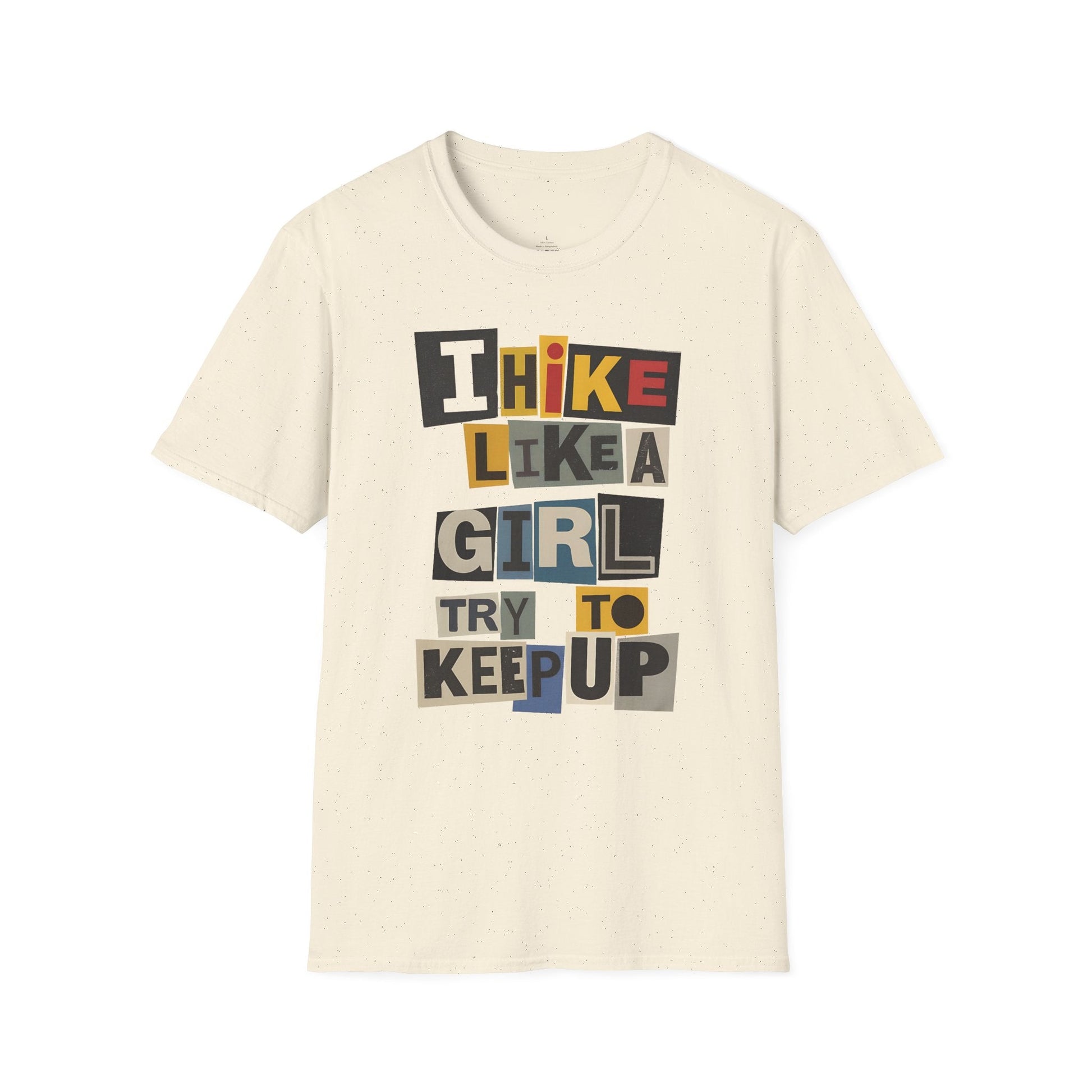 Printify T-Shirt Magazine Hike Like A Girl T-Shirt