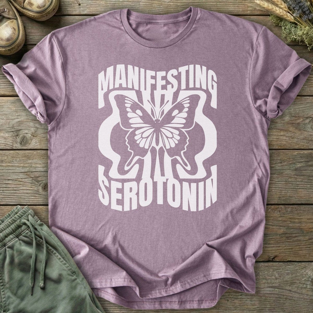 Printify T-Shirt Manifesting Serotonin T-Shirt