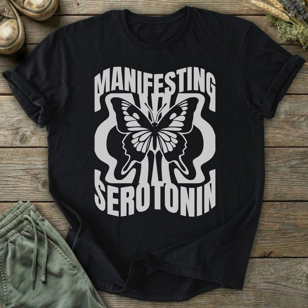 Printify T-Shirt Manifesting Serotonin T-Shirt