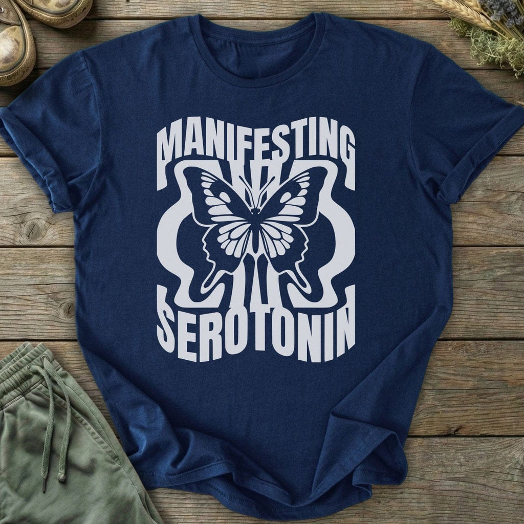 Printify T-Shirt Manifesting Serotonin T-Shirt