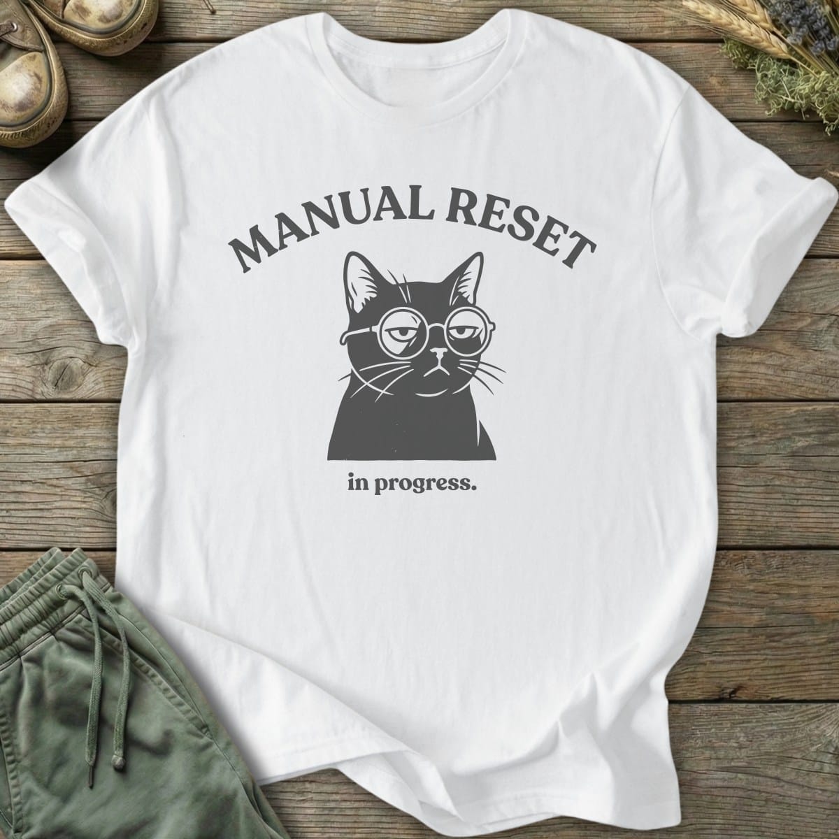 Printify T-Shirt Manual Reset In Progress T-Shirt