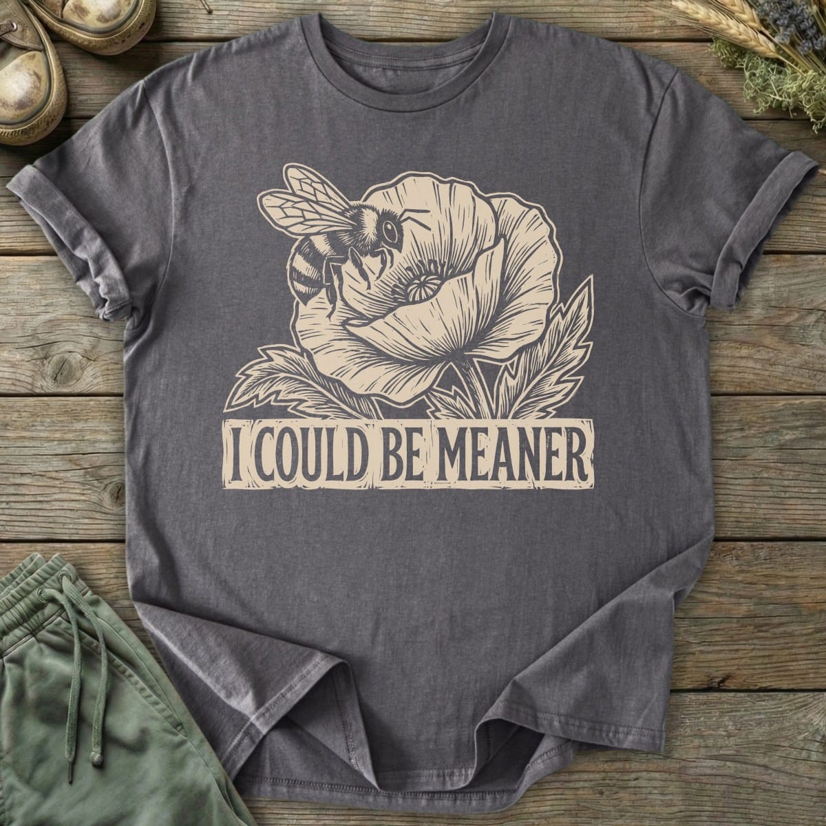 Printify T-Shirt Meaner T-Shirt