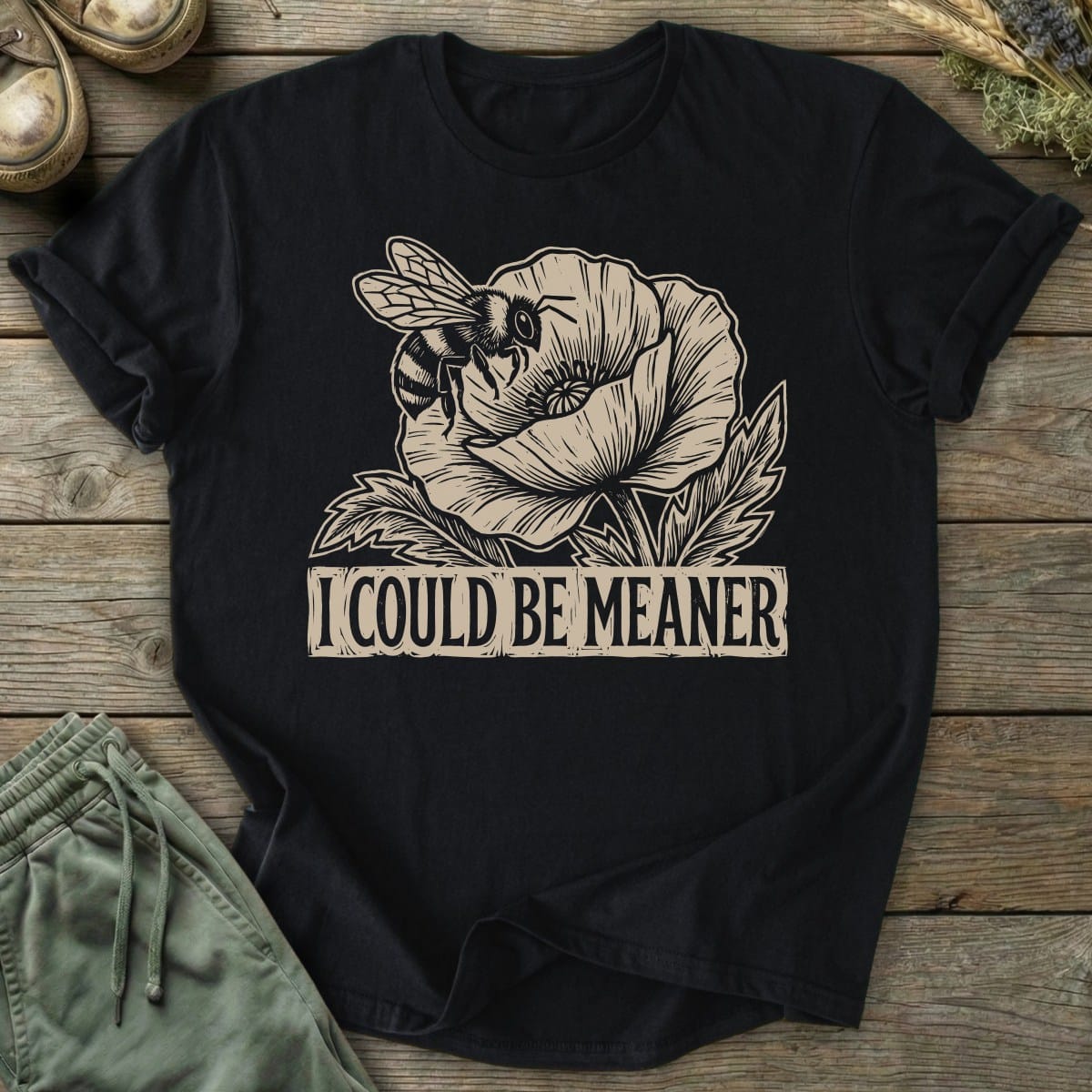 Printify T-Shirt Meaner T-Shirt
