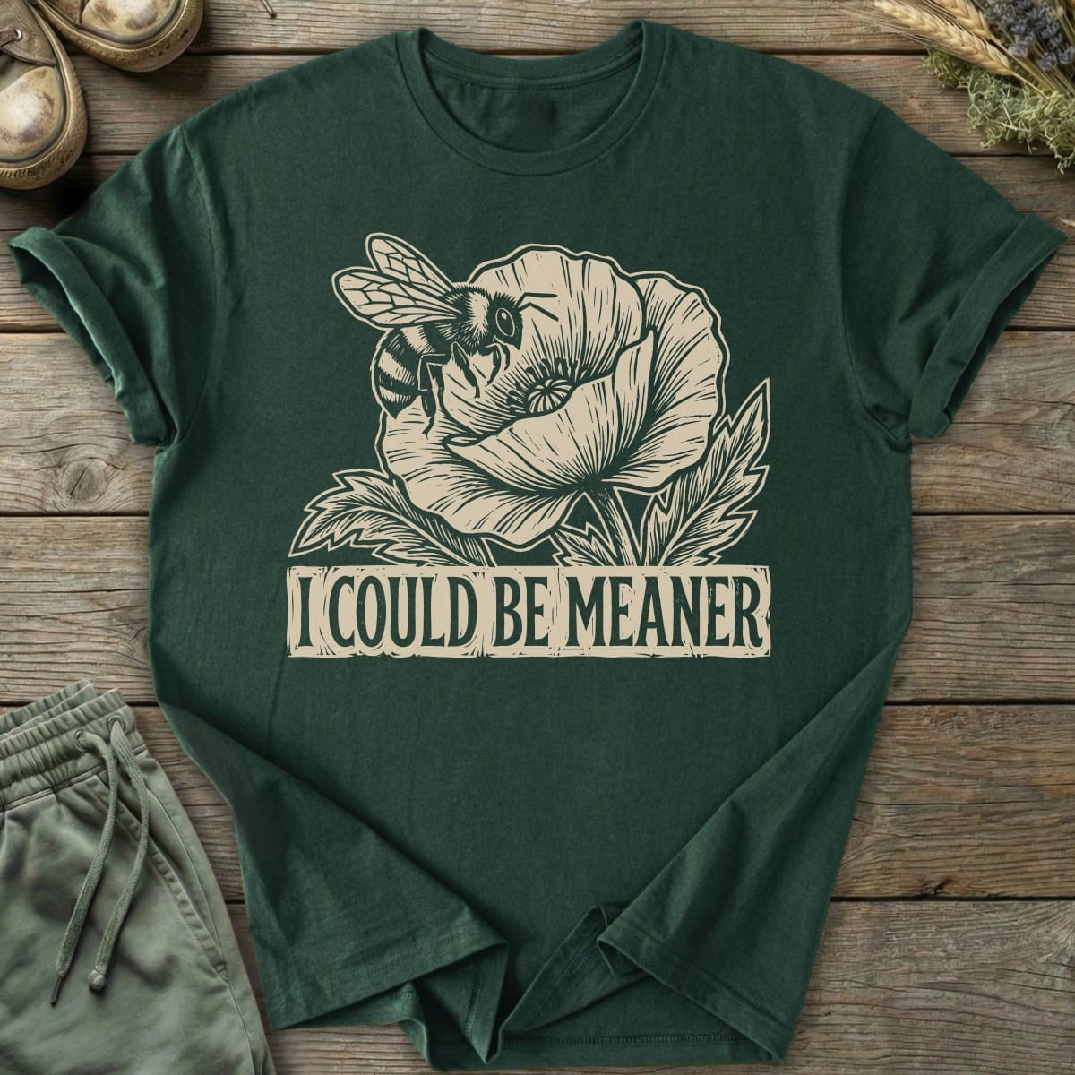 Printify T-Shirt Meaner T-Shirt