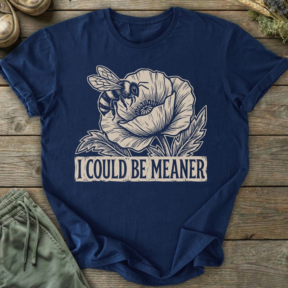 Printify T-Shirt Meaner T-Shirt