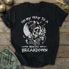 Printify T-Shirt Mental Breakdown Skeleton T-Shirt