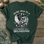 Printify T-Shirt Mental Breakdown Skeleton T-Shirt