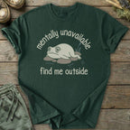Printify T-Shirt Mentally Unavailable T-Shirt