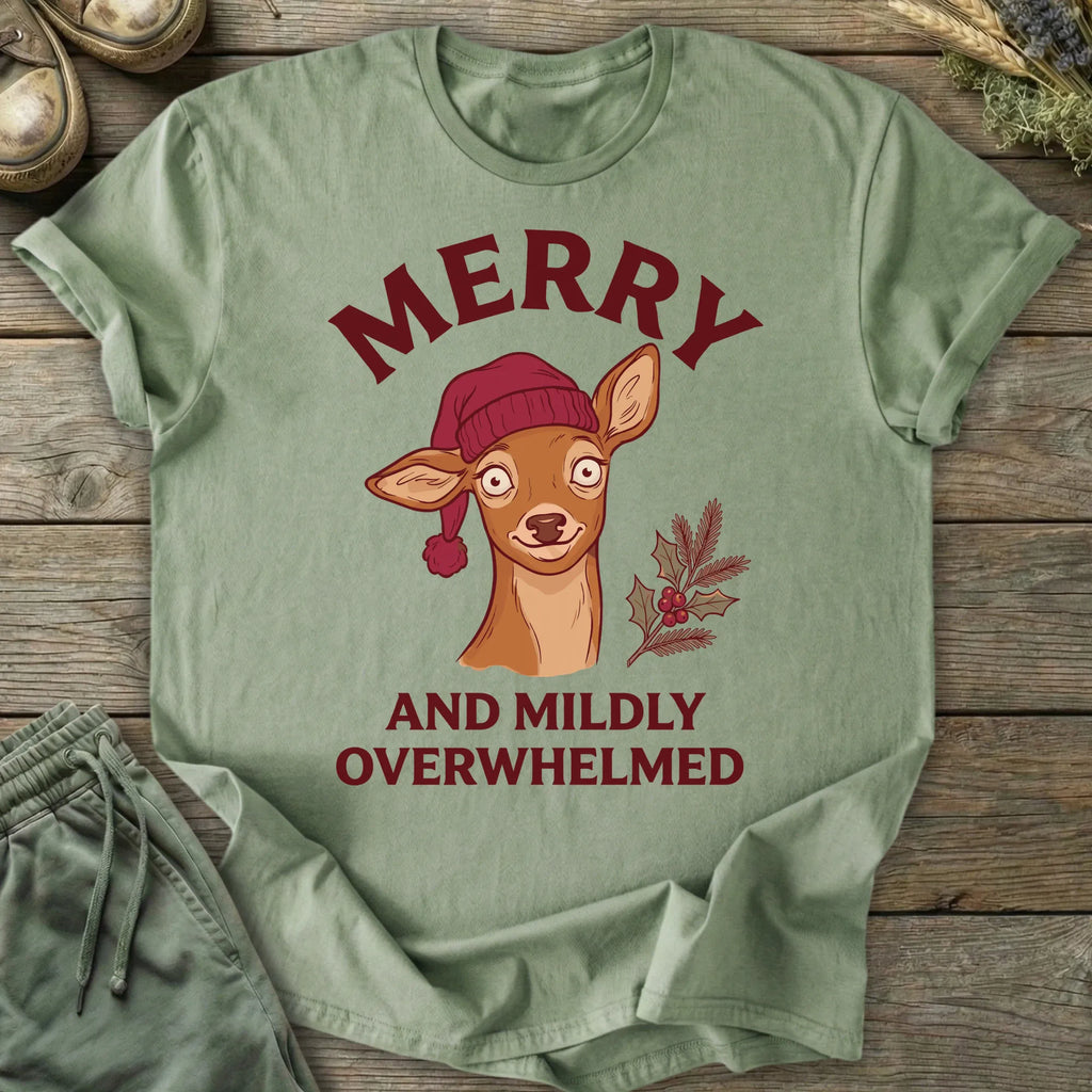 Printify T-Shirt Mildly Overwhelmed T-Shirt