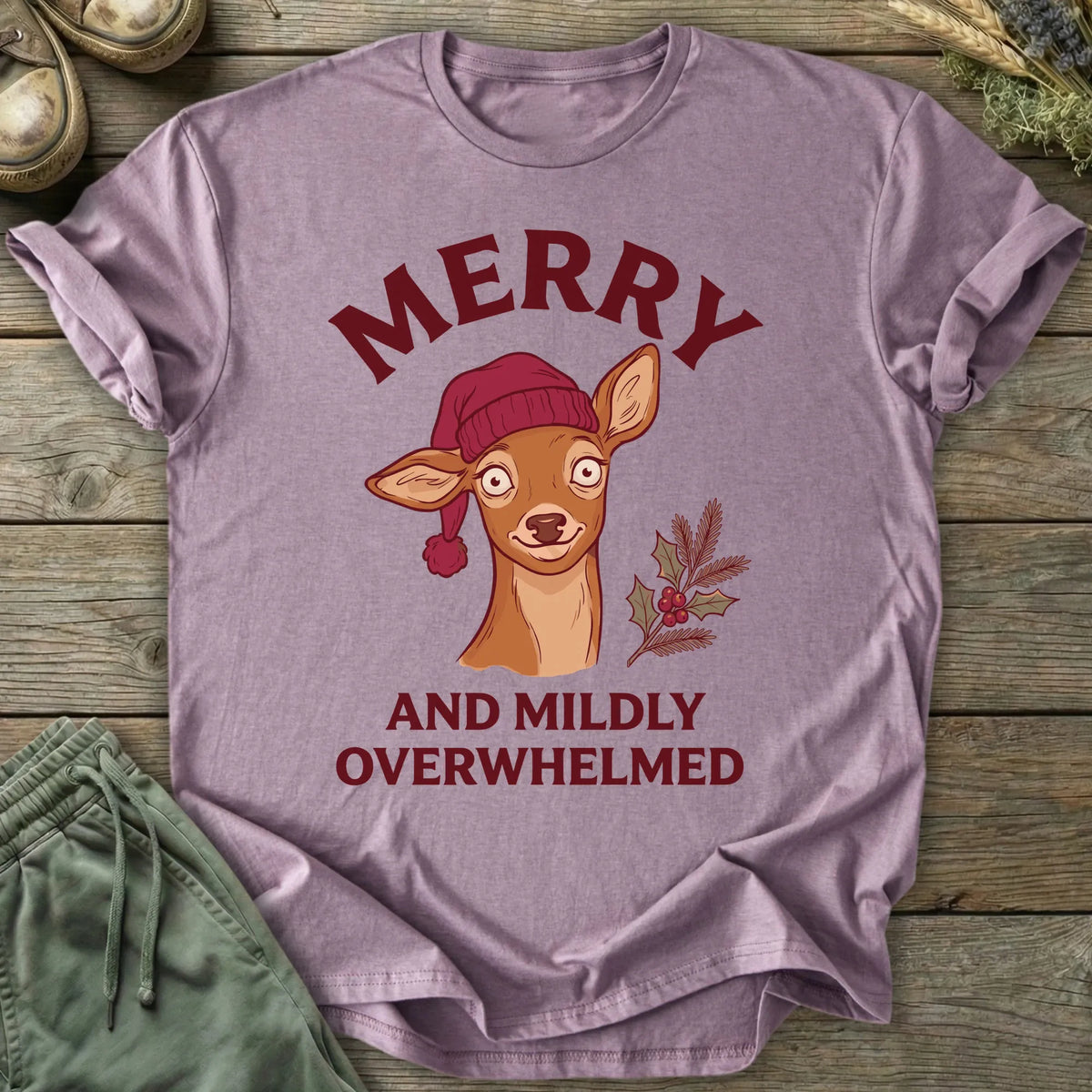 Printify T-Shirt Mildly Overwhelmed T-Shirt
