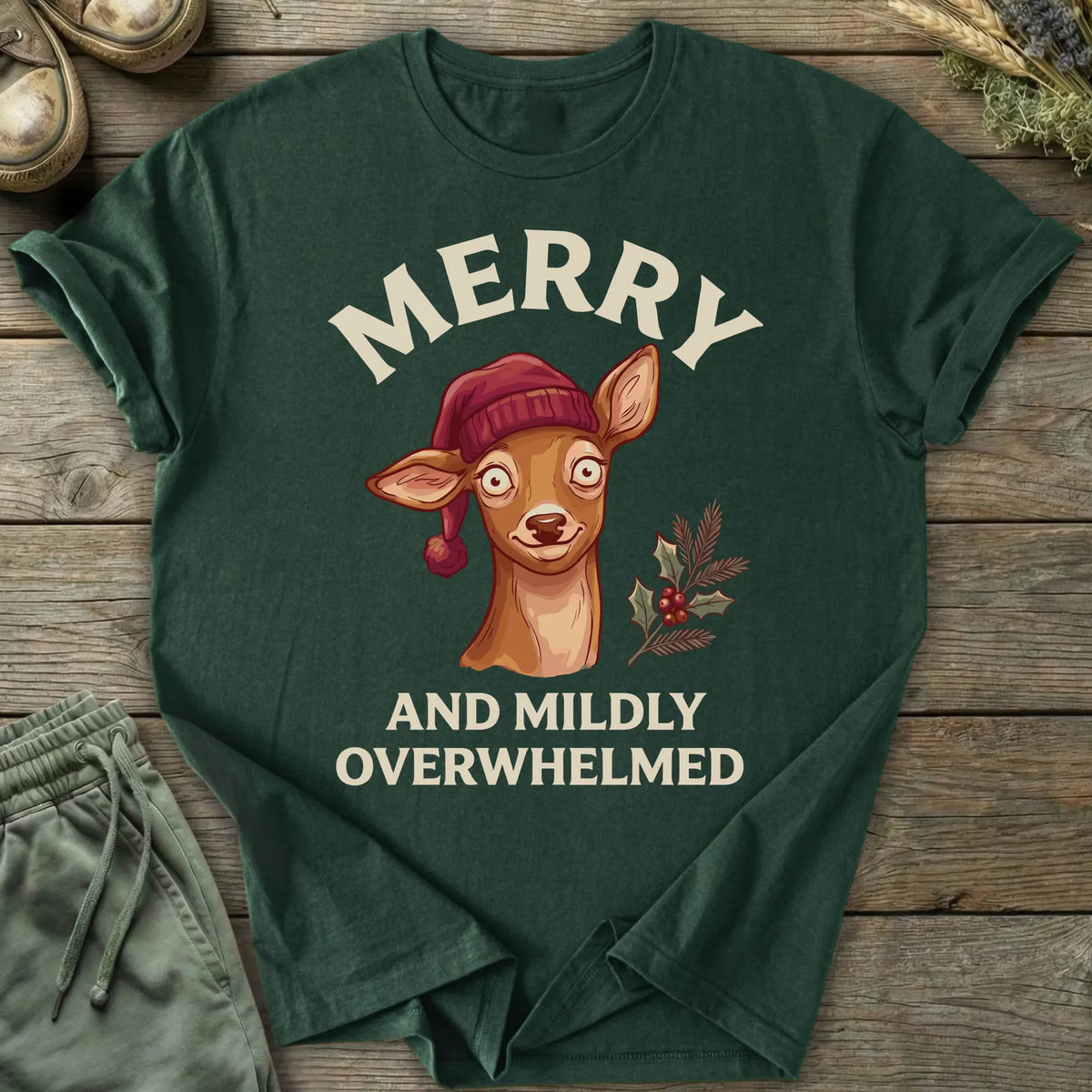 Printify T-Shirt Mildly Overwhelmed T-Shirt