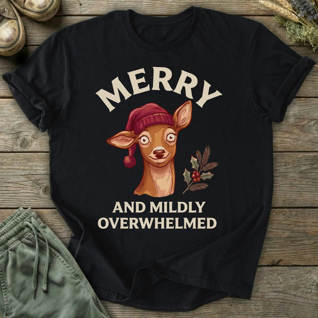 Printify T-Shirt Mildly Overwhelmed T-Shirt