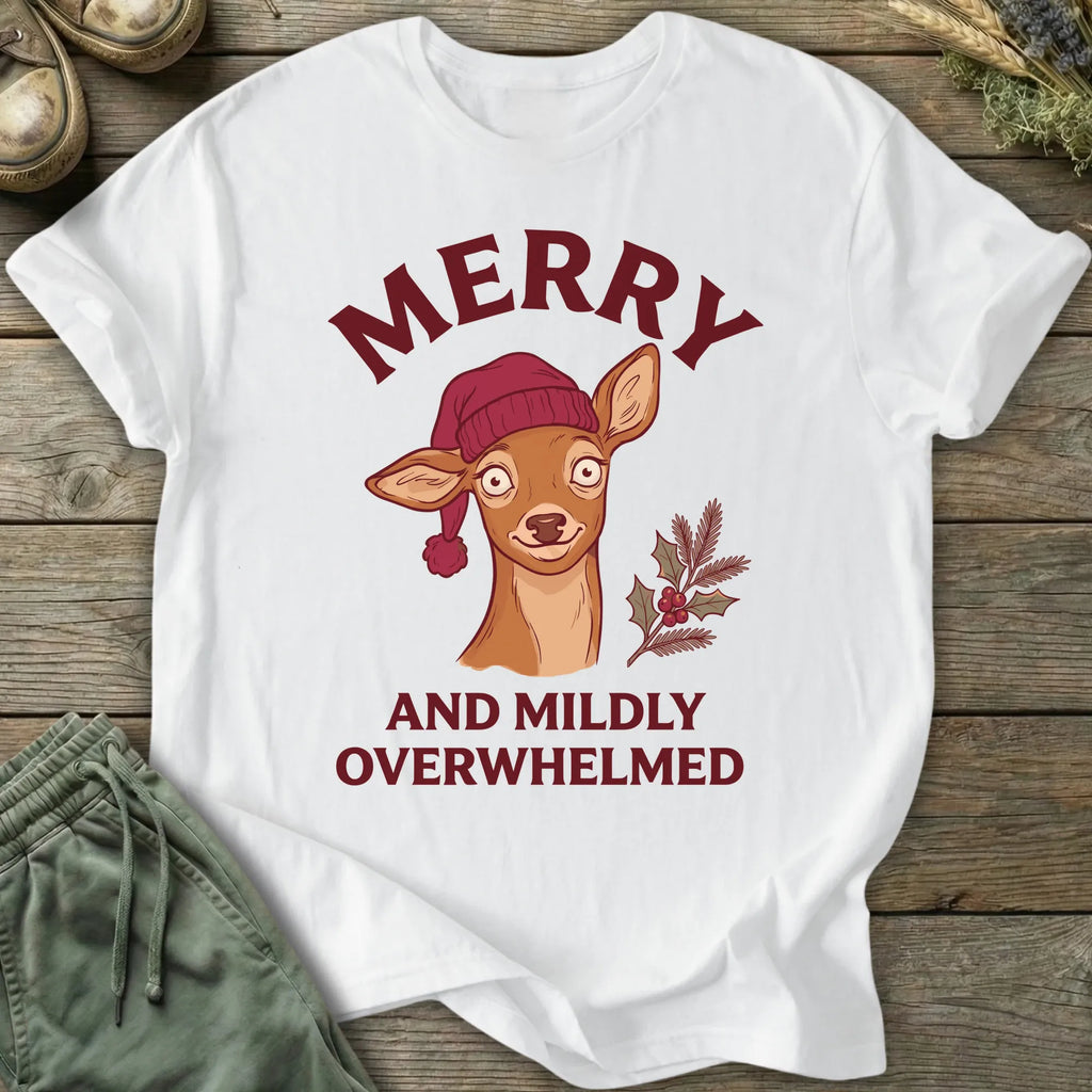 Printify T-Shirt Mildly Overwhelmed T-Shirt