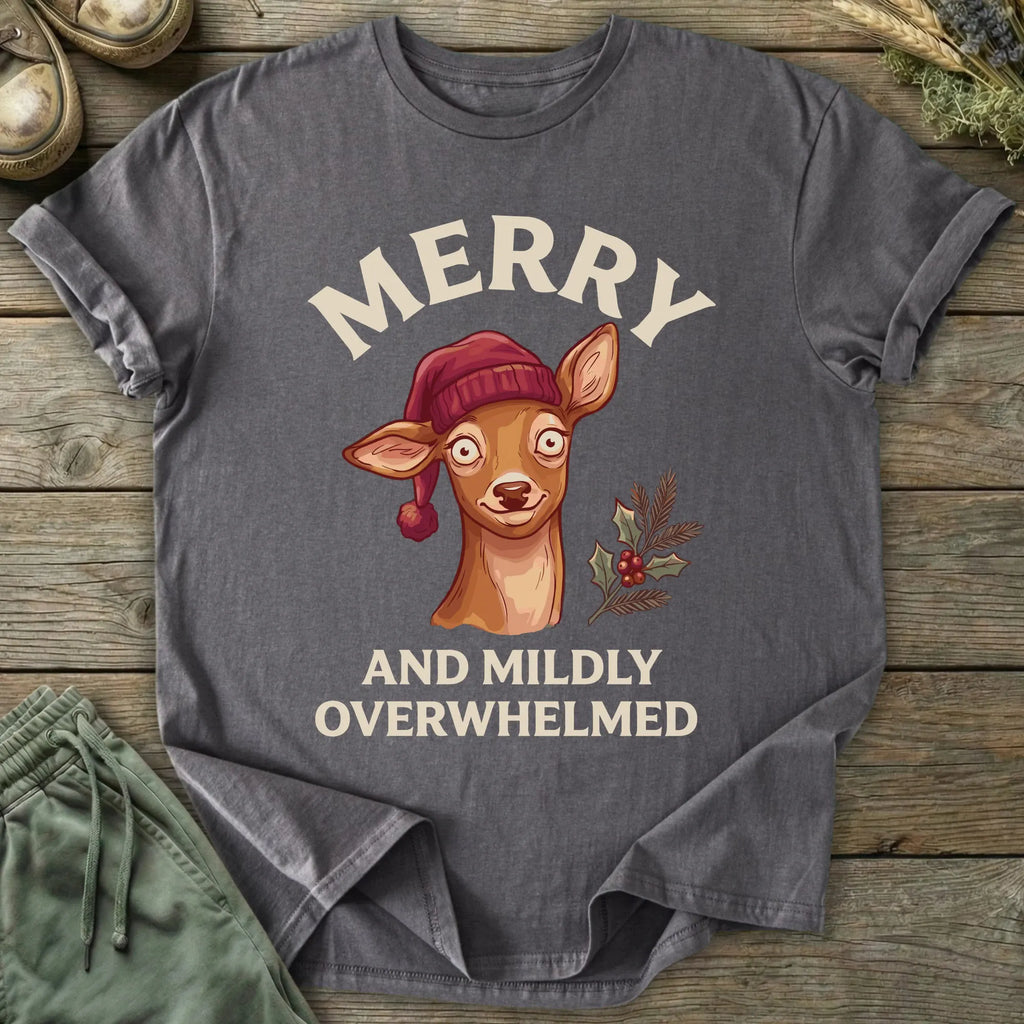 Printify T-Shirt Mildly Overwhelmed T-Shirt