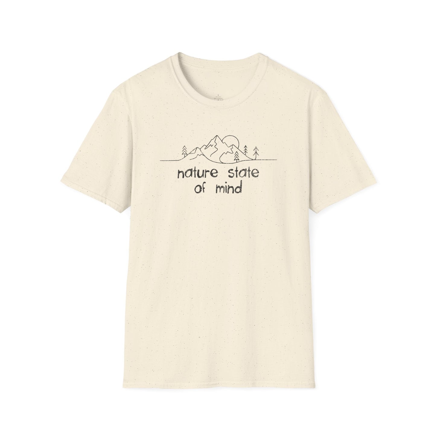 Printify T-Shirt Minimalist Nature State of Mind T-Shirt
