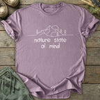 Printify T-Shirt Minimalist Nature State of Mind T-Shirt