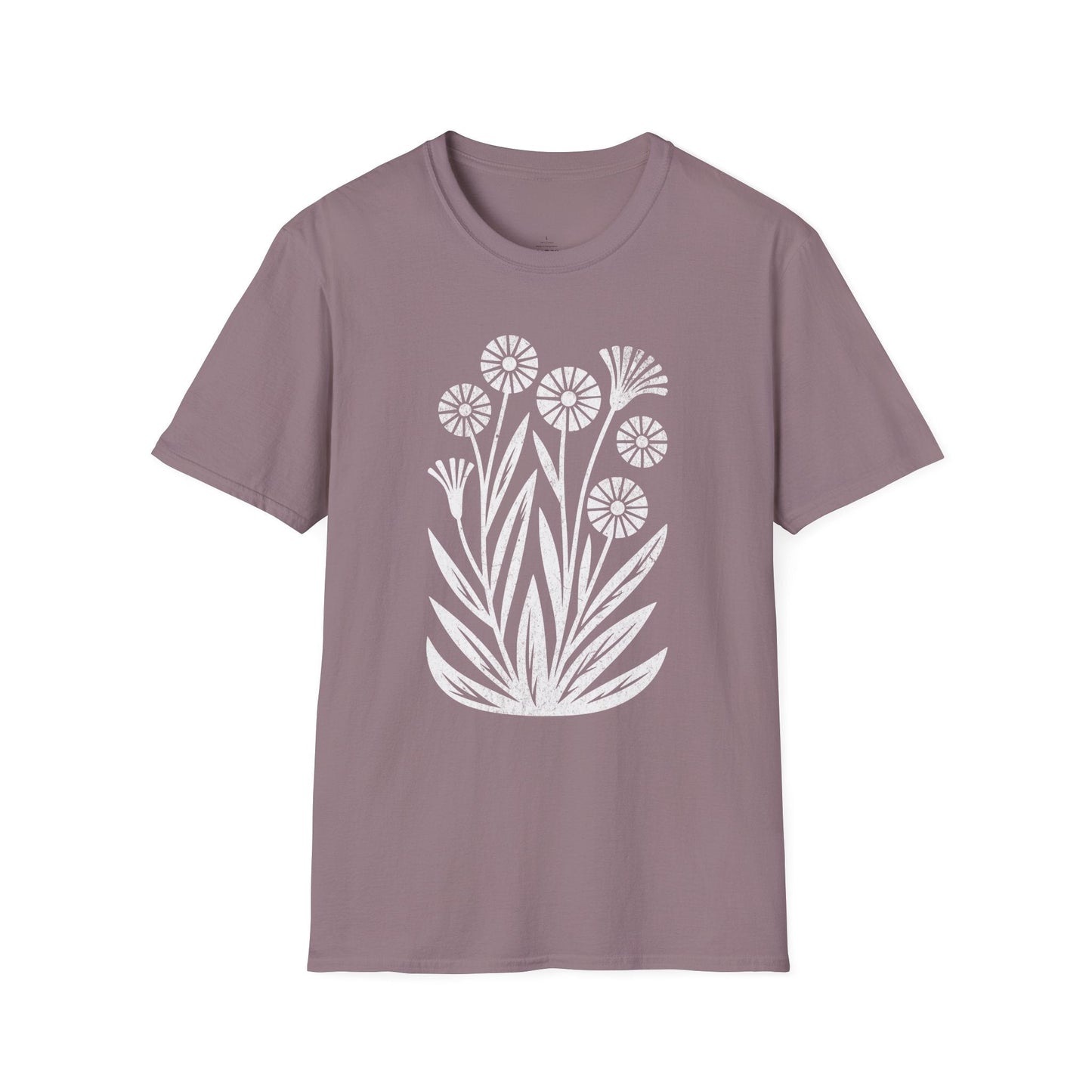 Printify T-Shirt Minimalist Wildflower T-Shirt