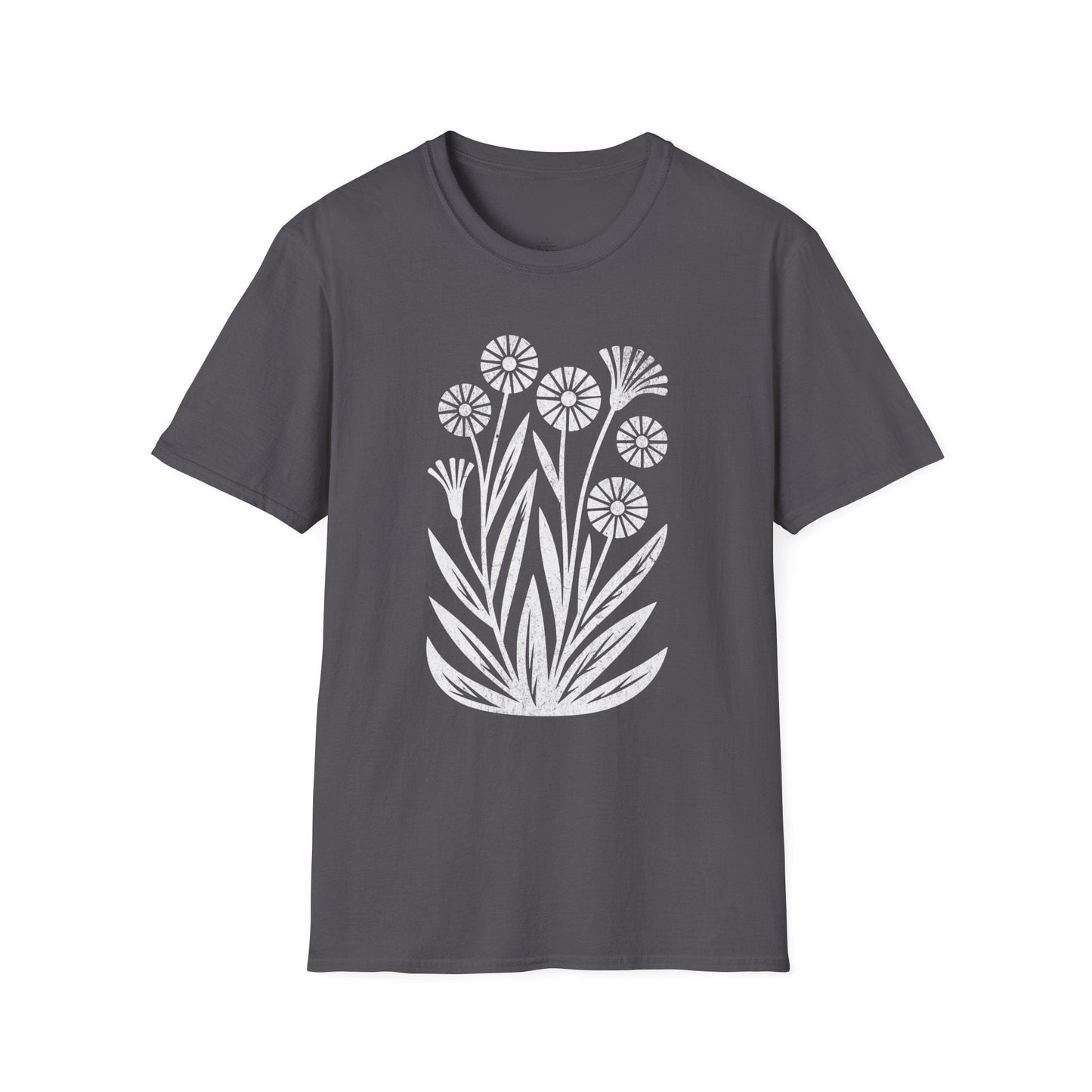 Printify T-Shirt Minimalist Wildflower T-Shirt