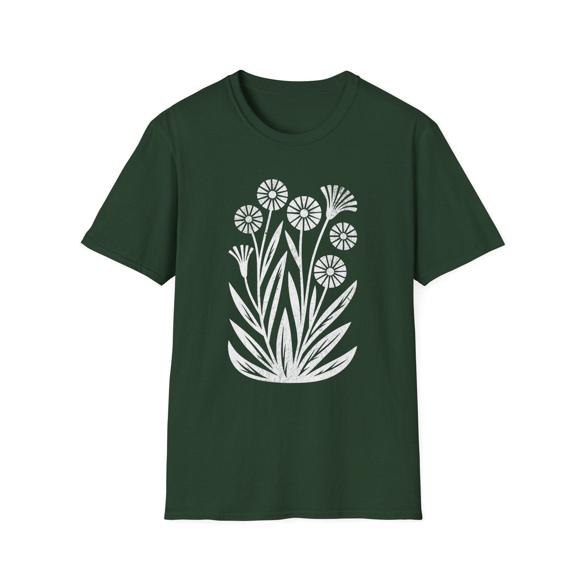 Printify T-Shirt Minimalist Wildflower T-Shirt