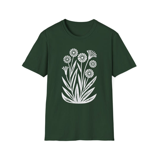 Printify T-Shirt Minimalist Wildflower T-Shirt