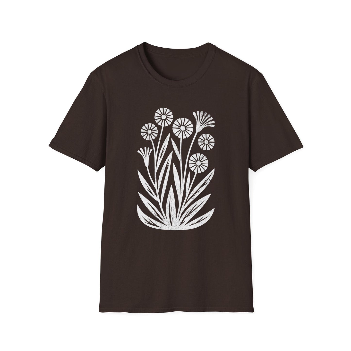 Printify T-Shirt Minimalist Wildflower T-Shirt