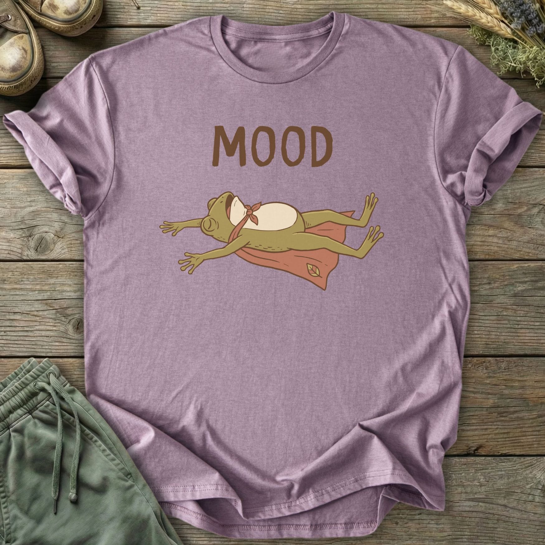 Printify T-Shirt Mood Frog Hero T-Shirt