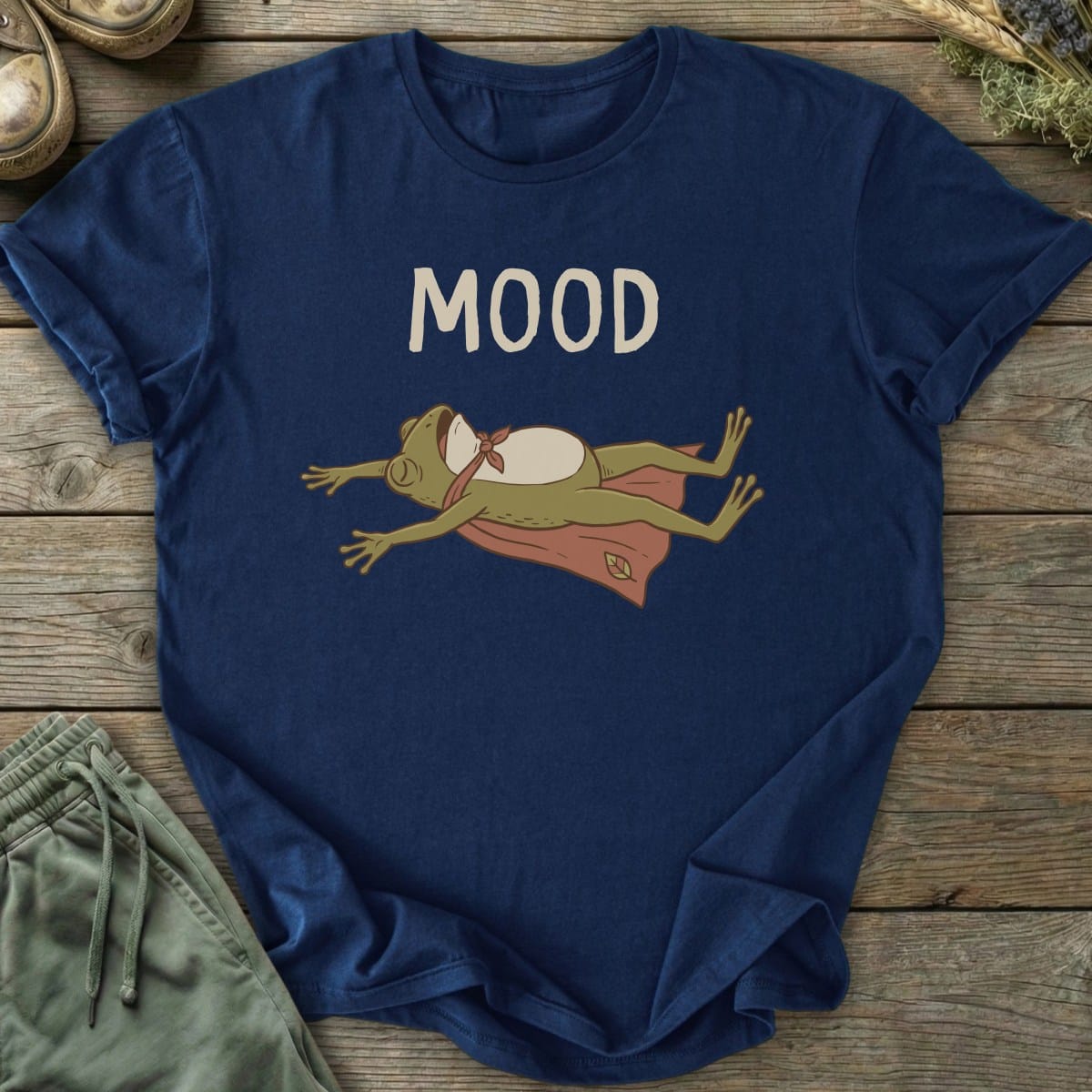 Printify T-Shirt Mood Frog Hero T-Shirt