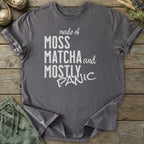Printify T-Shirt Moss Matcha Panic T-Shirt