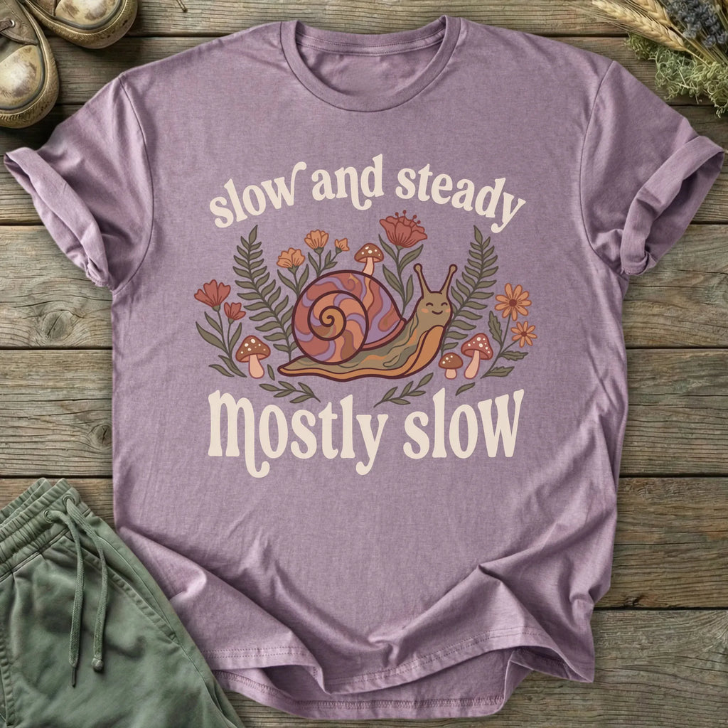 Printify T-Shirt Mostly Slow T-Shirt