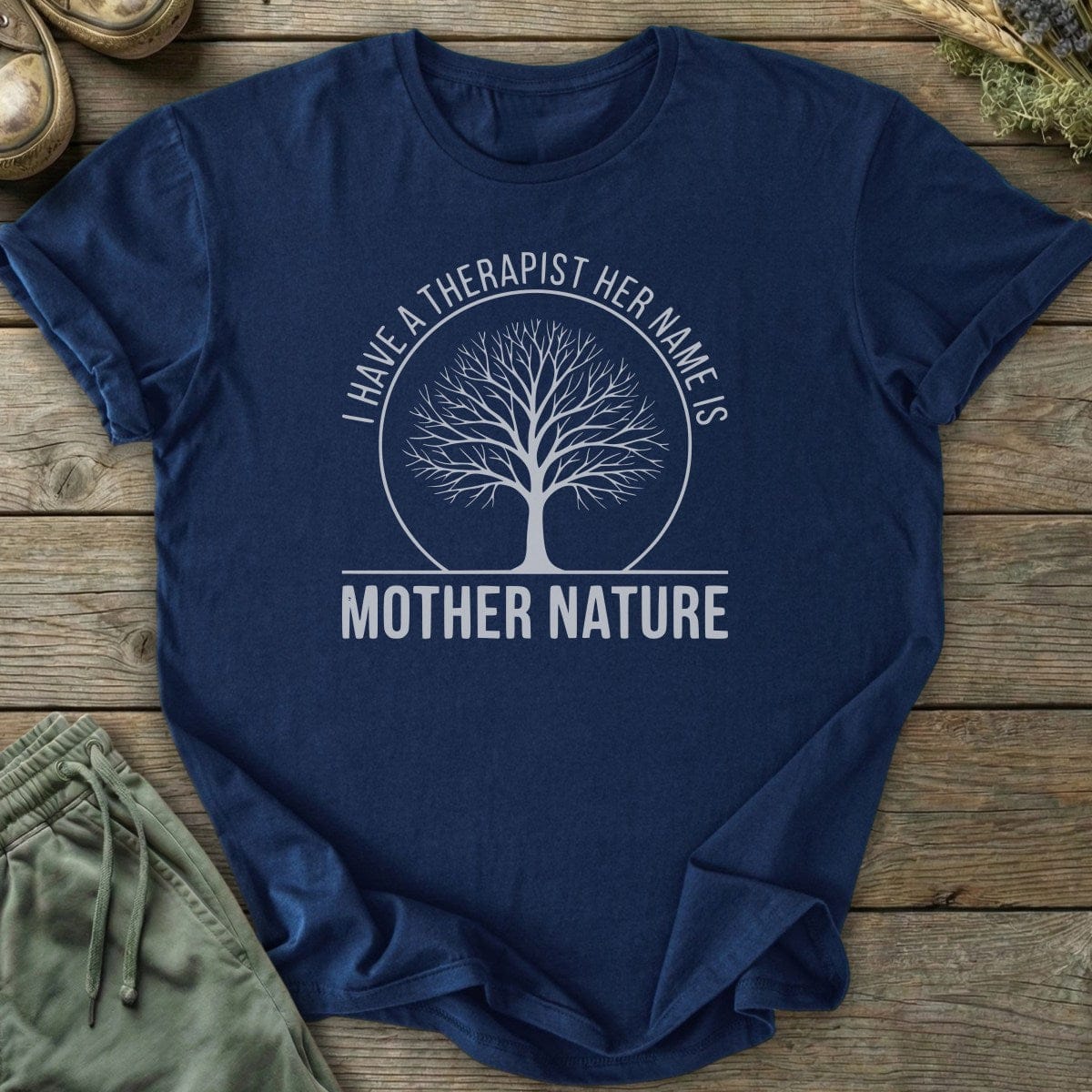 Printify T-Shirt Mother Nature Therapist T-Shirt