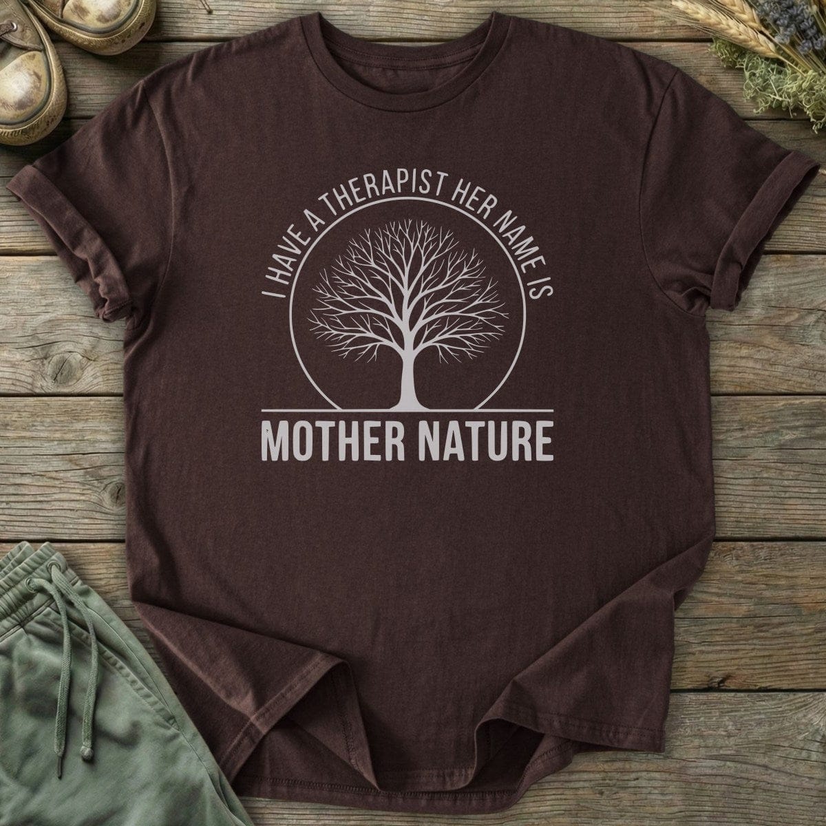 Printify T-Shirt Mother Nature Therapist T-Shirt