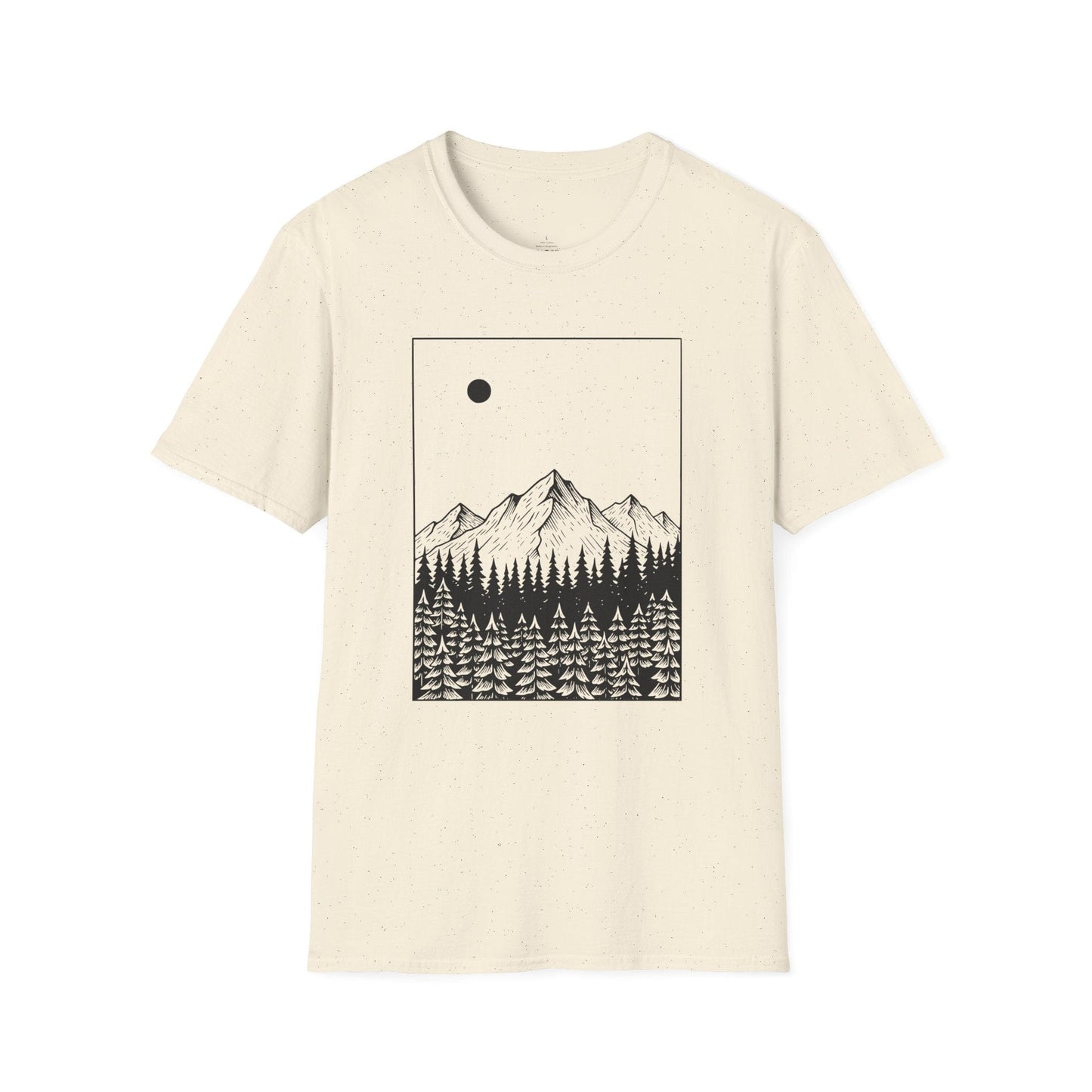 Printify T-Shirt Mountain Moon T-Shirt