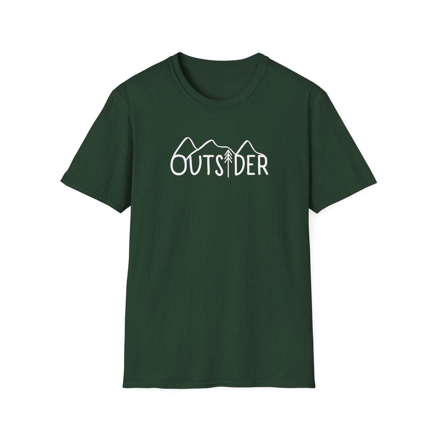 Printify T-Shirt Mountain Outsider T-Shirt