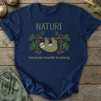 Printify T-Shirt Murder Is Wrong T-Shirt