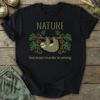 Printify T-Shirt Murder Is Wrong T-Shirt