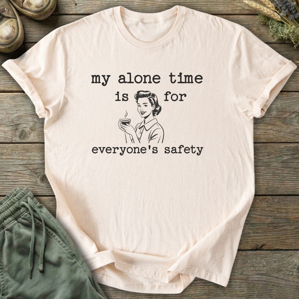 Printify T-Shirt My Alone Time T-Shirt