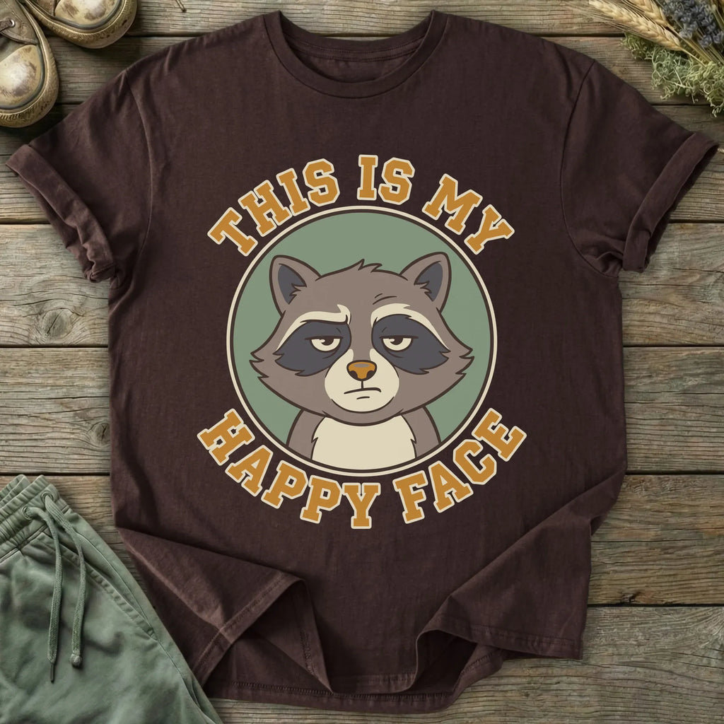 Printify T-Shirt My Happy Face T-Shirt