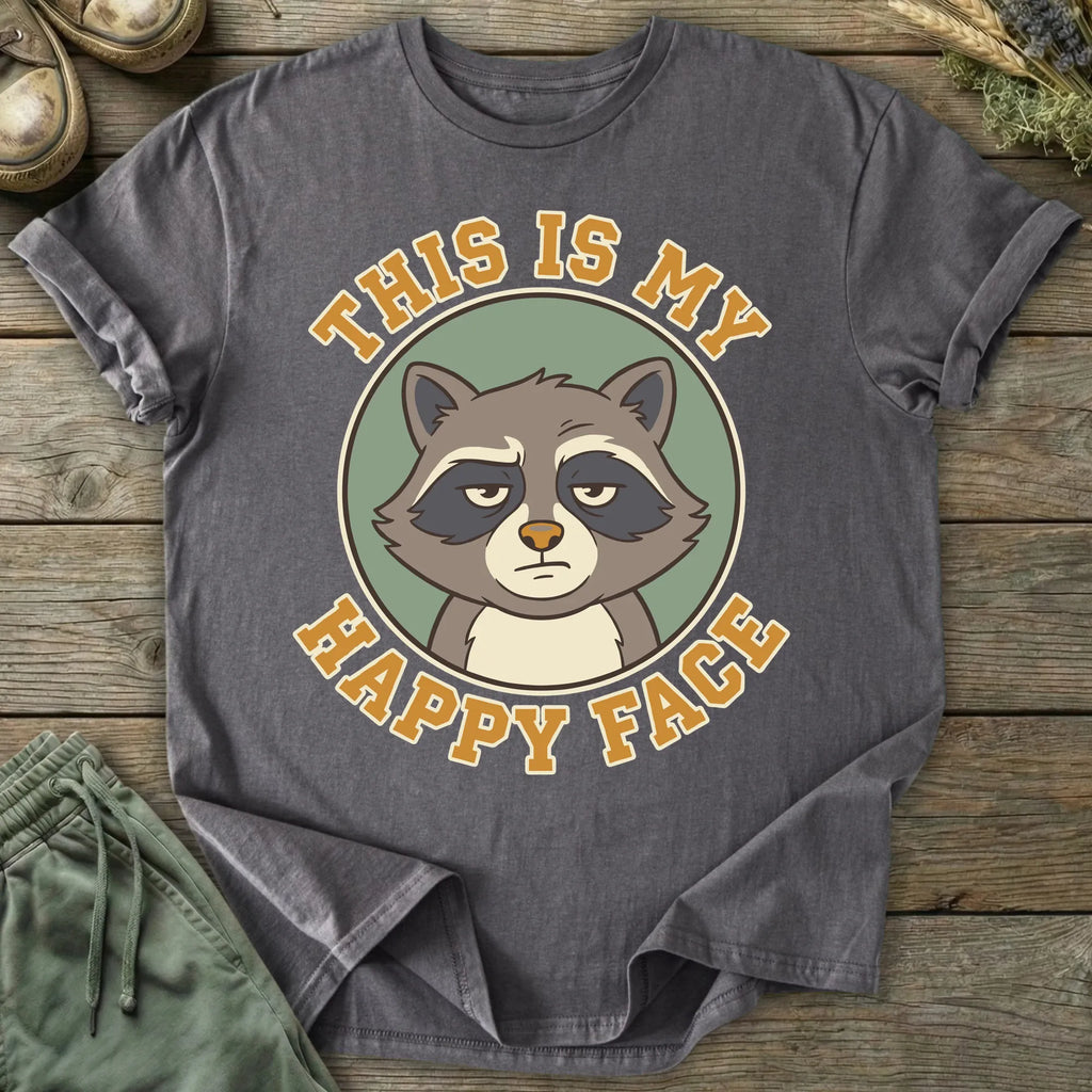 Printify T-Shirt My Happy Face T-Shirt